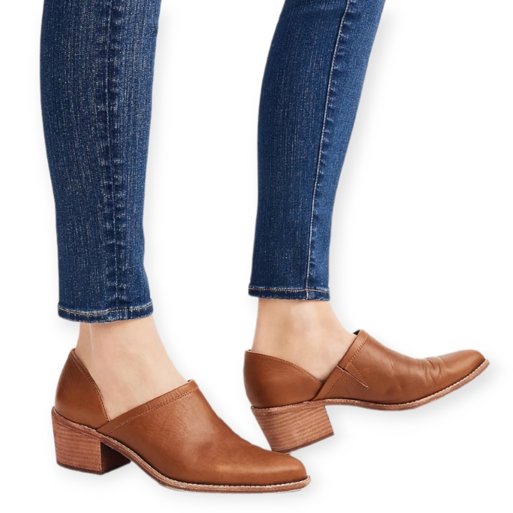 Madewell The Brady Lowcut Bootie Size 8 in Brown
